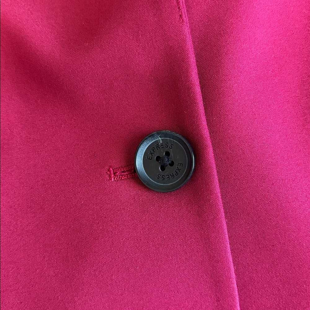 Express Women's Raspberry Single-Button Tailored … - image 13